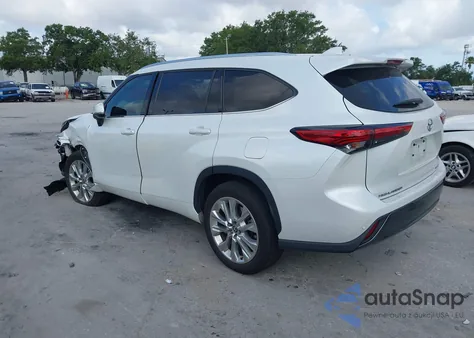 2022 Toyota Highlander Limited/Platinum from USA, damaged, VIN 5TDYZRAH3NS105234